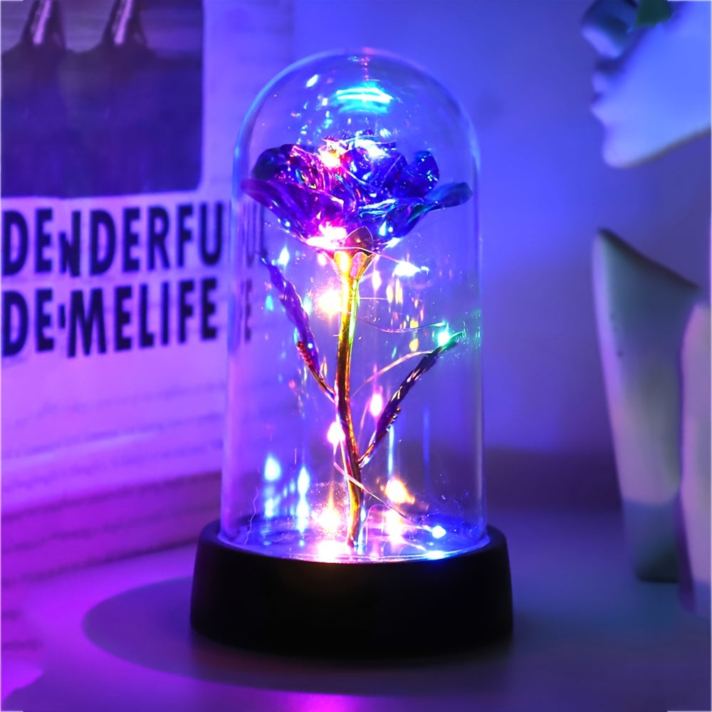 GoldenRose - Elegante Rozenbloem Lamp voor Cadeaus en Decoratie