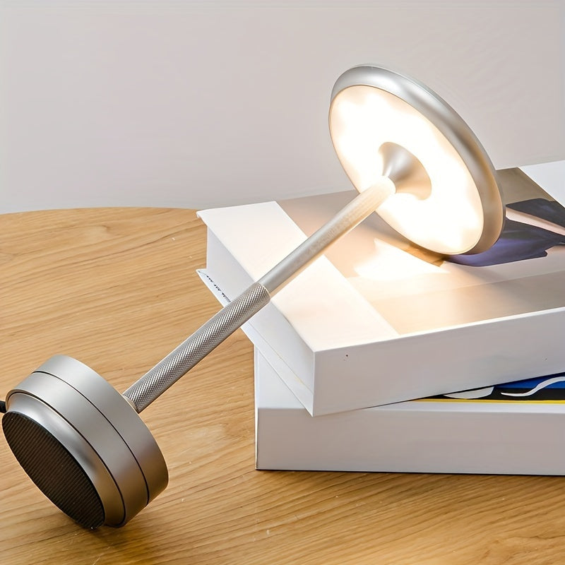 LumiTaf - Lámpara de mesa LED para dormitorio con USB y control táctil