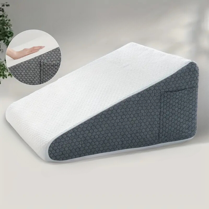 SleepAlign - Cuscino per il collo rinfrescante in memory foam con fodera lavabile