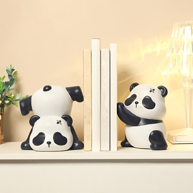 AnimalDecor - Set van Schattige Dieren Boekensteunen - Eend, Olifant, Panda