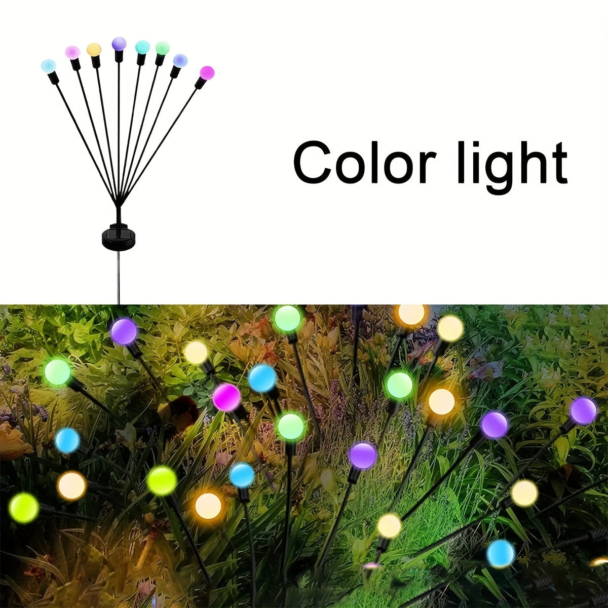 SolarFirefly - LED Garden Decoration Firefly Lights, Waterproof Outdoor Lighting