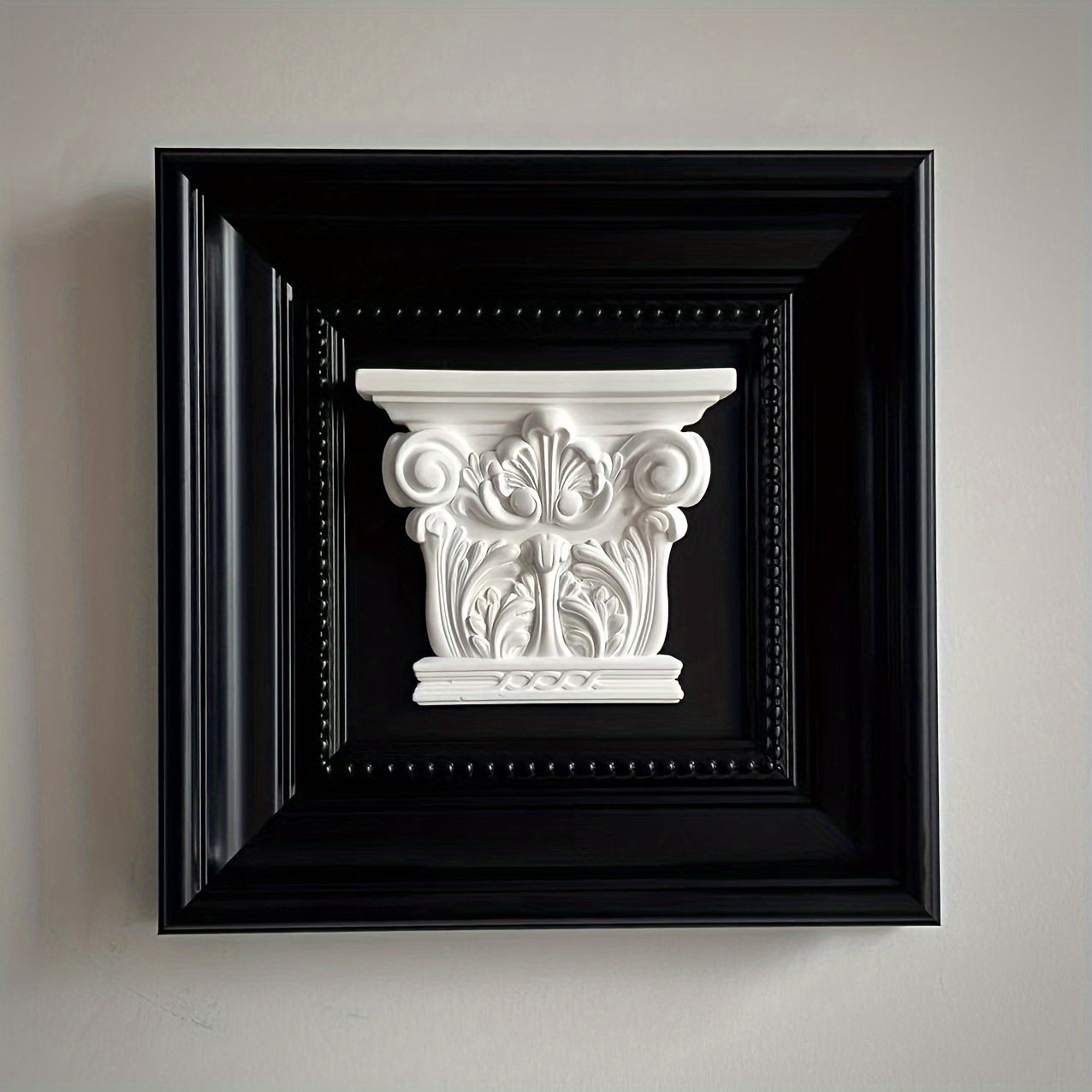 RomanPillar - Vintage 3D Romeinse Zuil Sculptuur Muurschildering