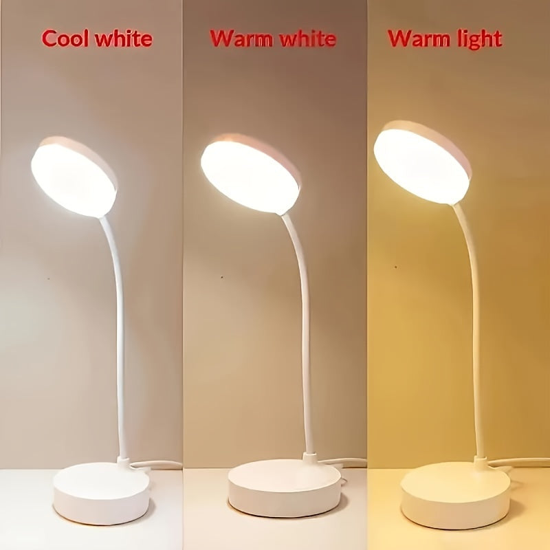 FlexiLight - Lámpara de escritorio LED con atenuación de 3 niveles y alimentación USB