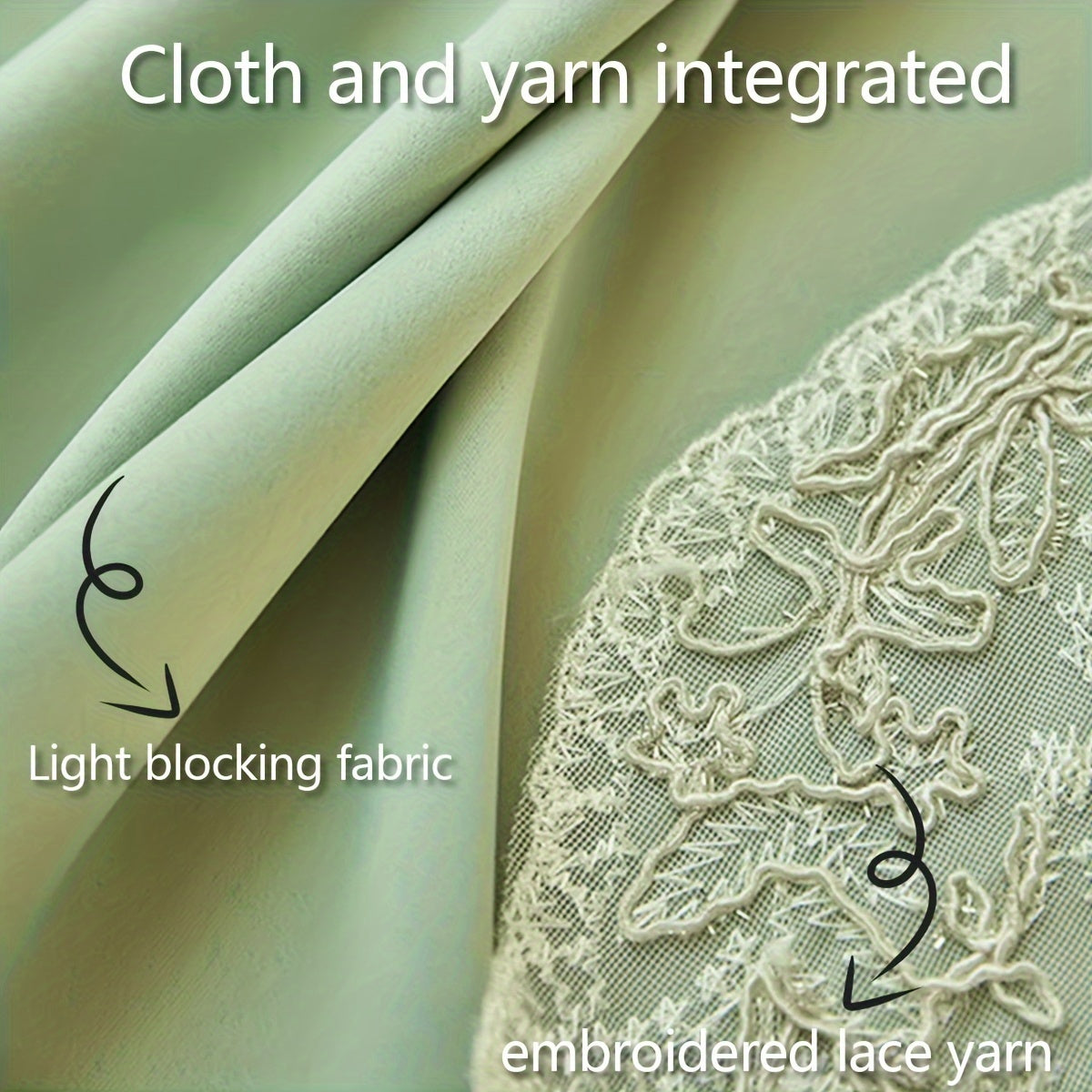 2 Stuks Elf Fairy Geborduurde Gordijnen - Lichtdoorlatende Gordijnpanelen met Geïntegreerde Stof en Ringen