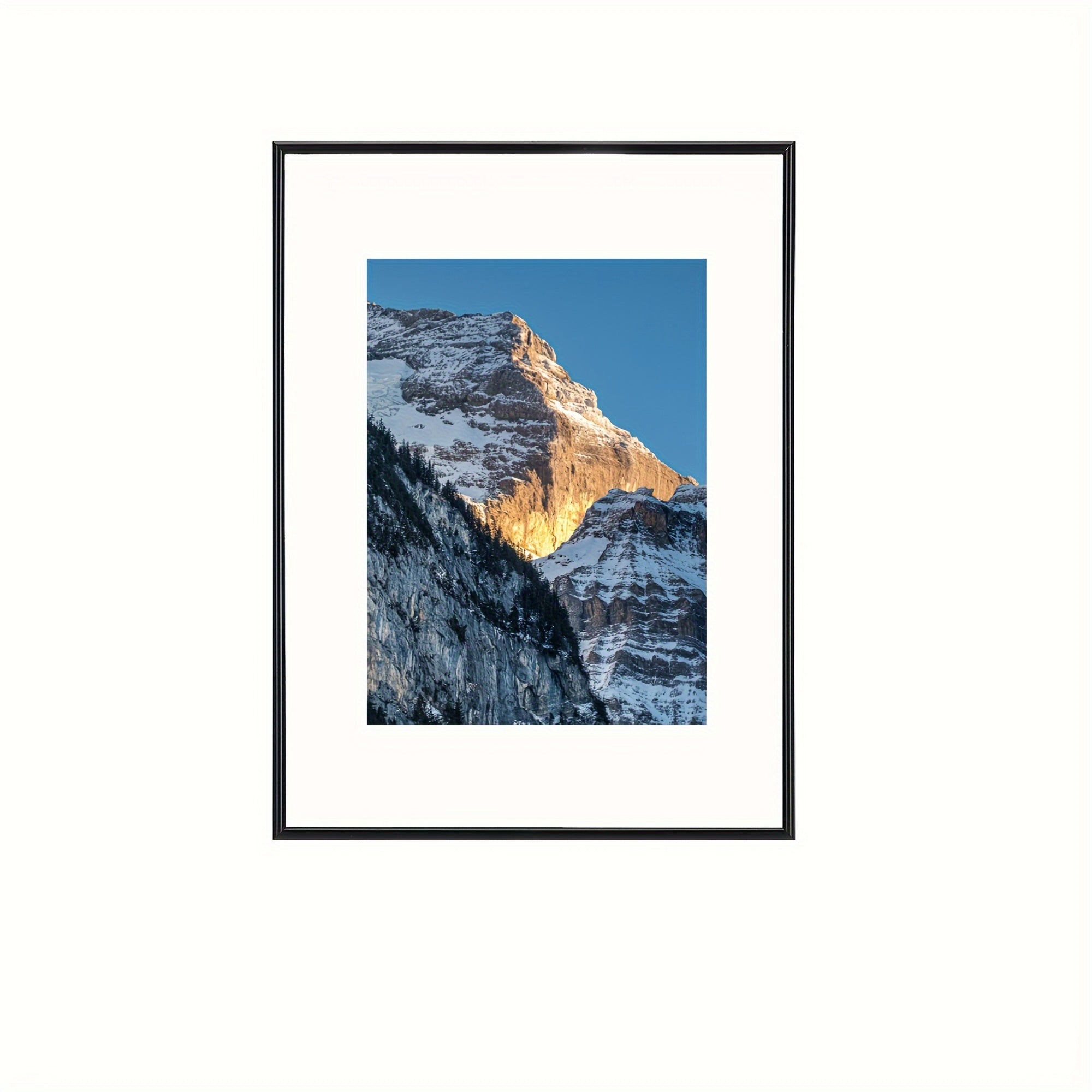 1 pieza/3 piezas - Marco de fotos de 30.48x45.72cm - Marco de fotos clásico para exhibición en pared y mesa - Negro sin imagen