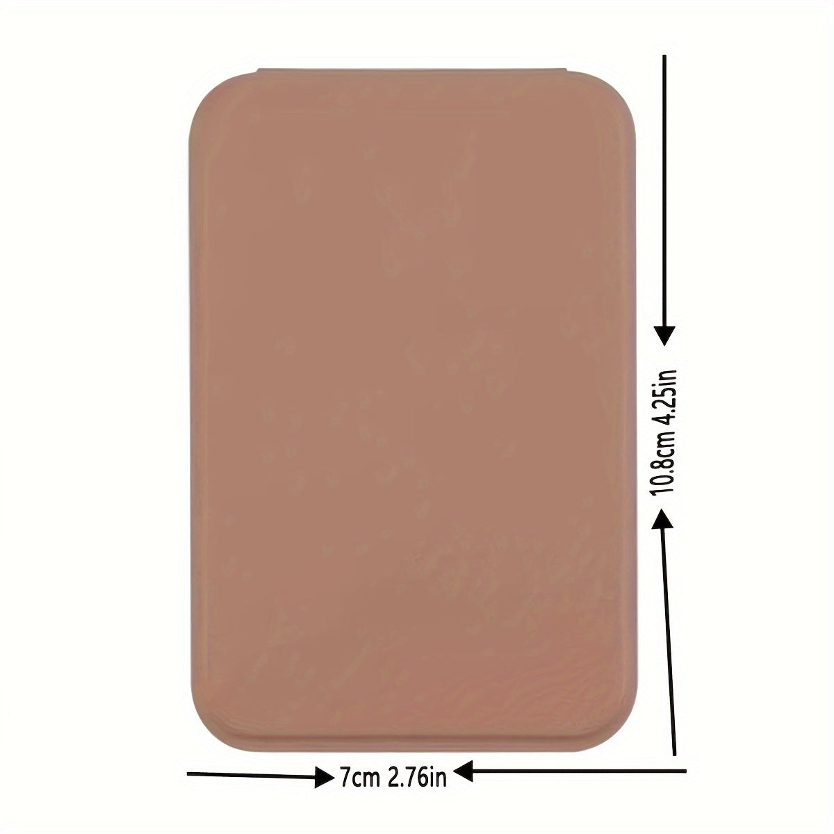 Opvouwbare Mini Make-up Spiegel – Draagbare PU Lederen Tafelspiegel, Perfect voor Dagelijks Gebruik in Studentenwoningen