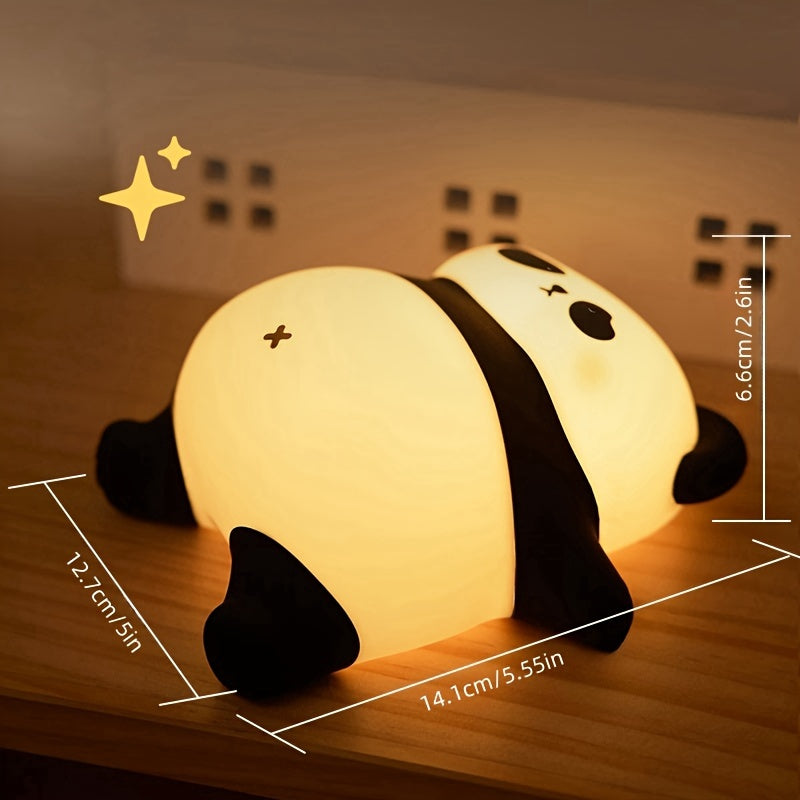 SugarPanda - Candeeiro Noturno LED, Lâmpada de Dormir Recarregável em Silicone