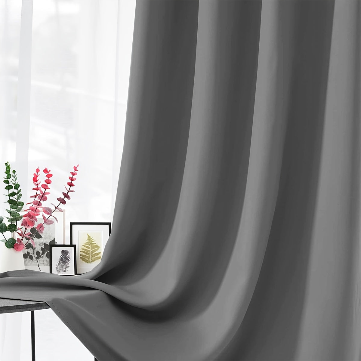 Tende oscuranti - 2 pezzi tende oscuranti con occhielli, protezione UV e isolamento termico