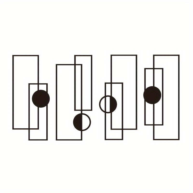 FashionLines - 4-delige Fashion-Thema Metalen Muurkunst