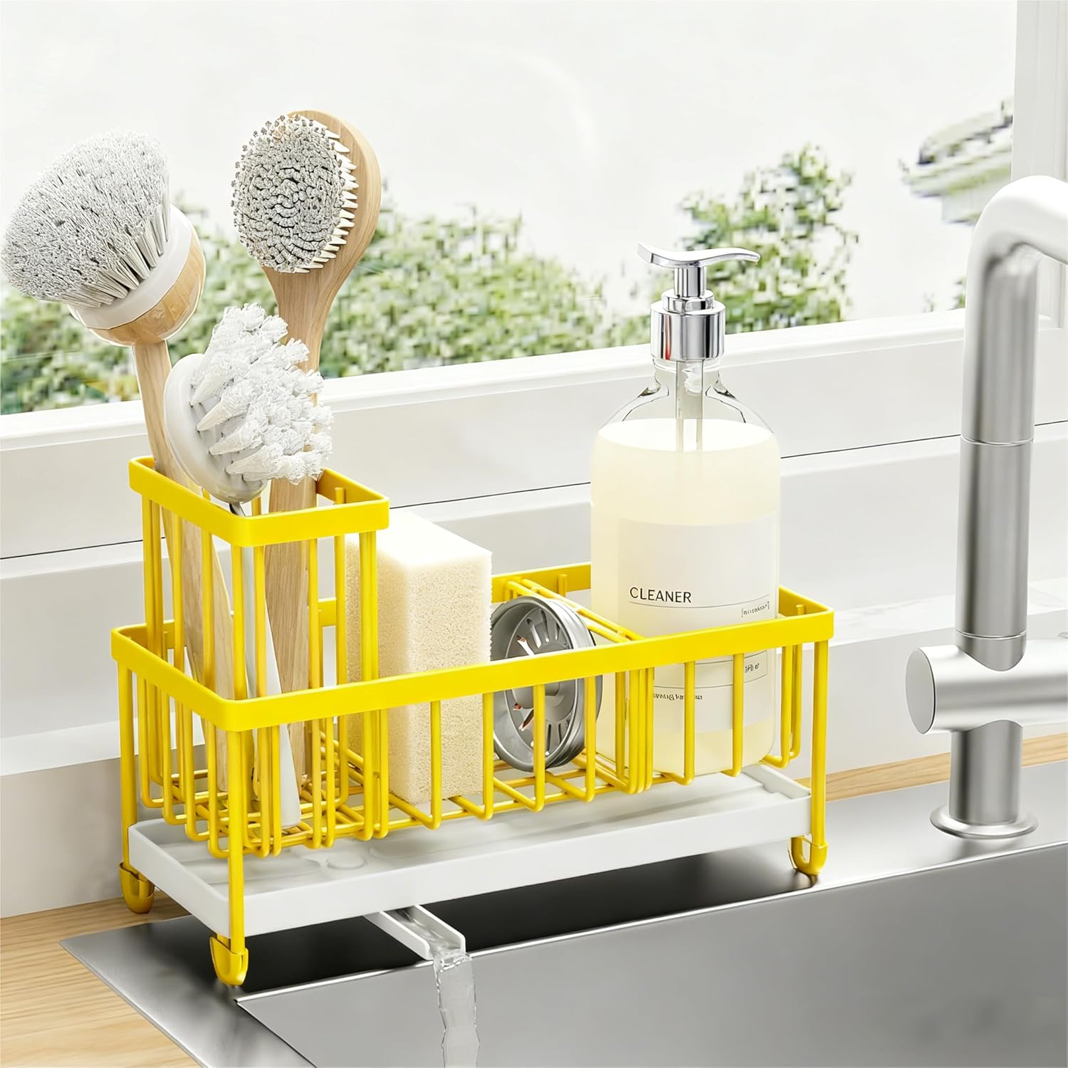 Stainless Kitchen Sink Holder Organizer Sponge Tool