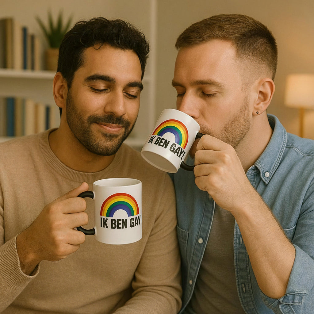 Caneca que Muda de Cor Eu Sou Gay Brincadeira Presente Festas Natal