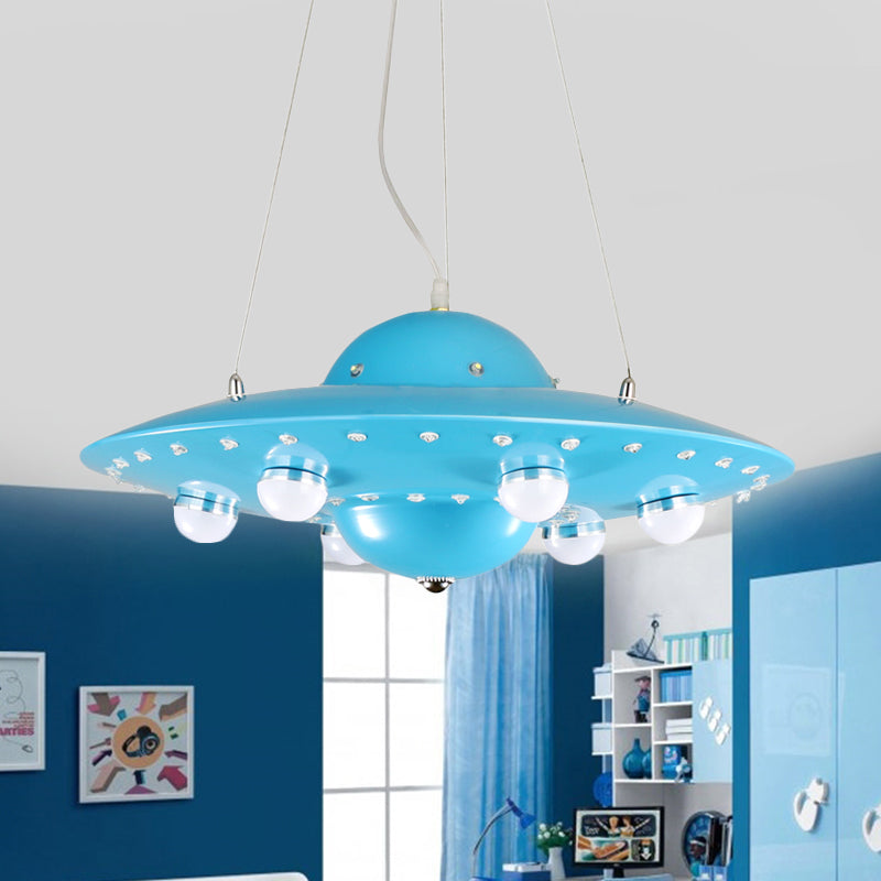 Lámpara colgante UFO nórdica LED para habitación infantil lámpara de techo
