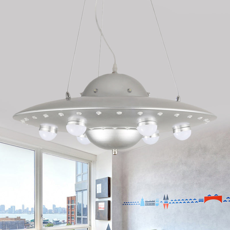 Lámpara colgante UFO nórdica LED para habitación infantil lámpara de techo