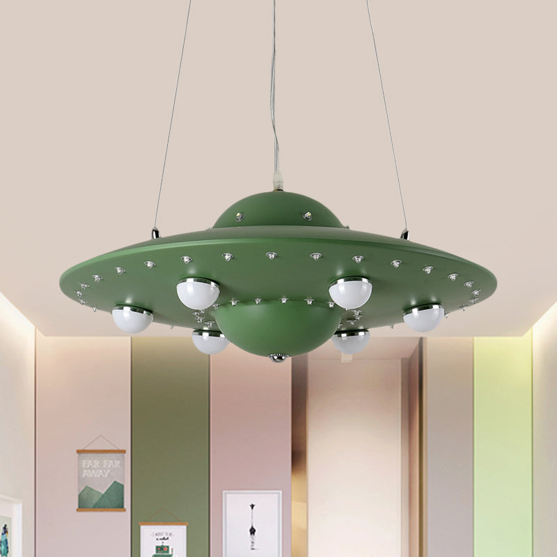 Lámpara colgante UFO nórdica LED para habitación infantil lámpara de techo