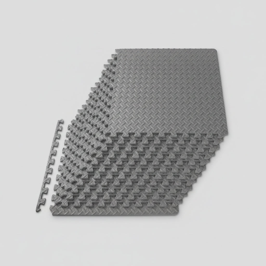 Tapete de Piso de Ginásio em Espuma EVA Durável para Exercícios em Casa