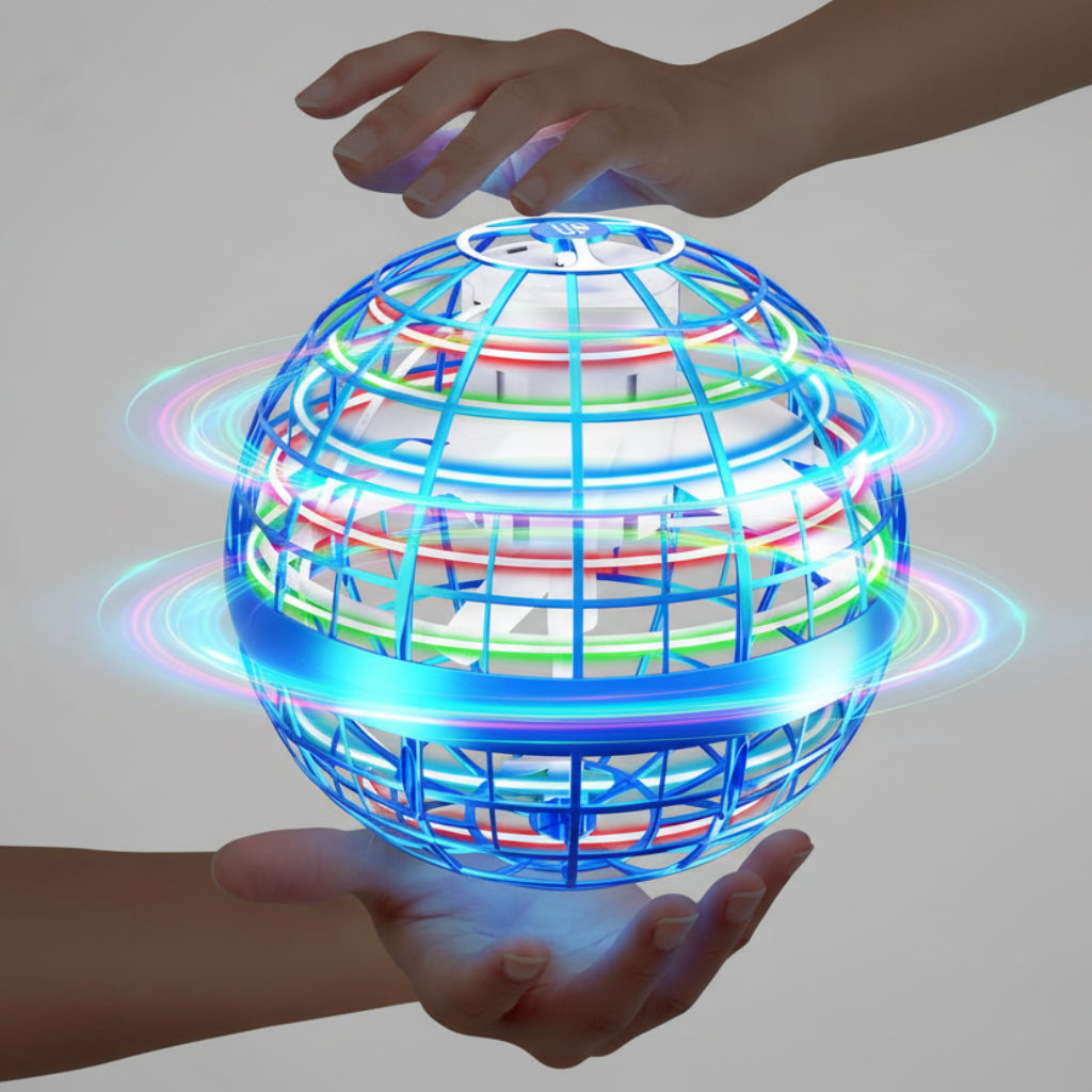 Pallina Volante Giocattolo Luci LED Magica Hoverball Bambini