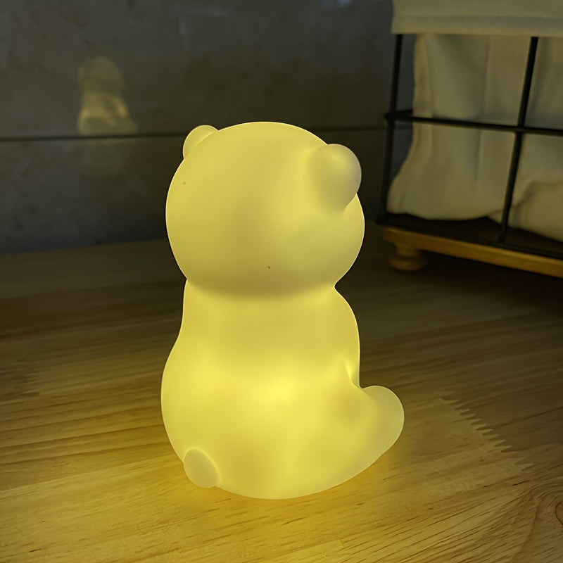 PolarGlow - Cartoon IJsbeer Nachtlampje met LED Uplight