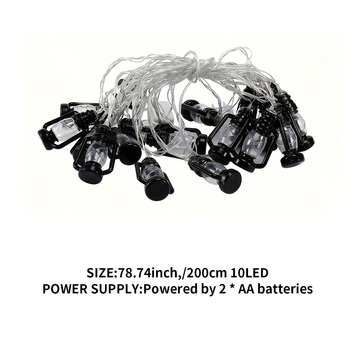 HolidayGlow - Vintage LED String Lights for Party Decoration