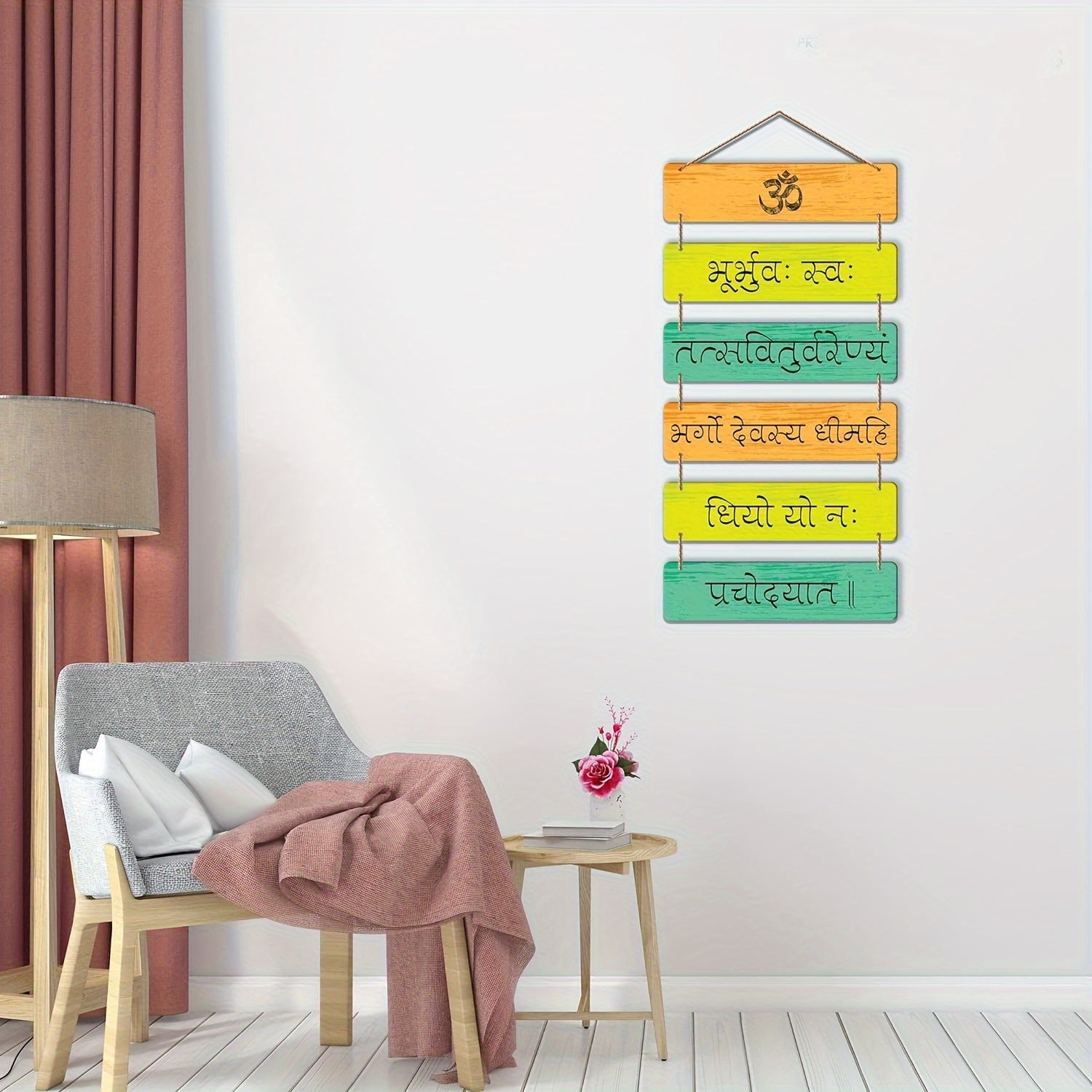 HoutenSymbolen - Muurhanger Set van 6