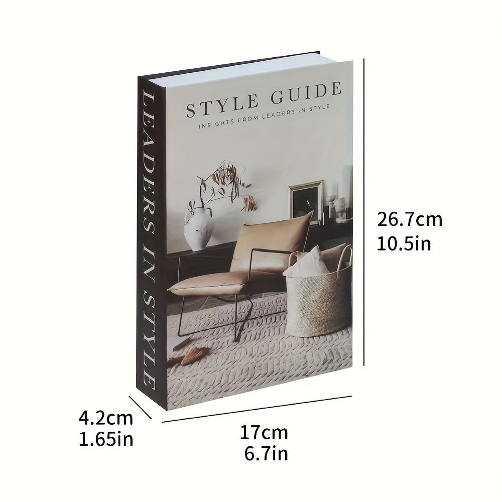 Set di 7 Fermalibri Decorativi in Stile Classico - Libri Finti per Decorazione da Tavolo e Mensola