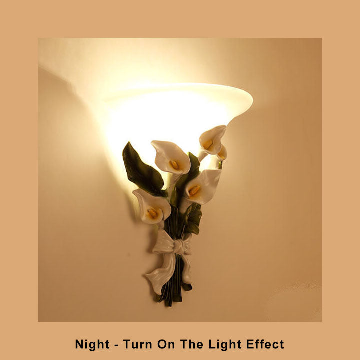 BloomLight - Wandlamp met 1 Arm en Bloemenstruik Vorm