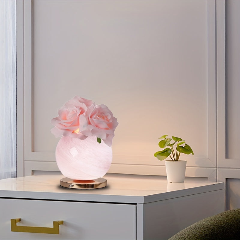 LumiDecor - Lámpara de mesa LED recargable por USB