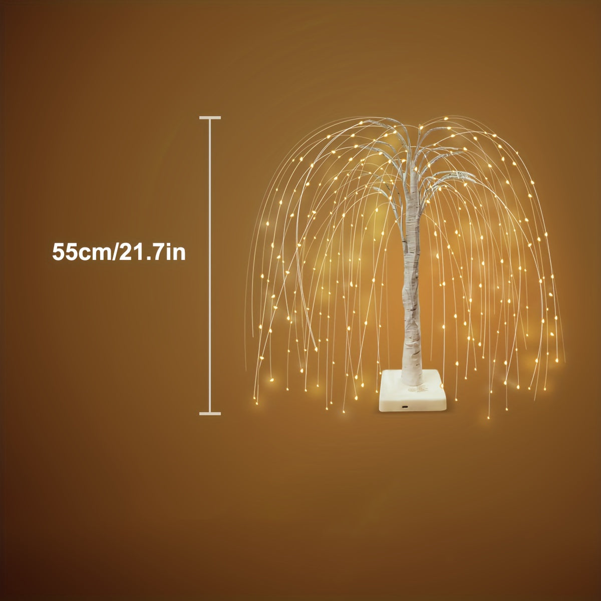 WillowLight - Romantische Wilgenboom Tafellamp met 192 LED’s en 8 Verlichtingsmodi