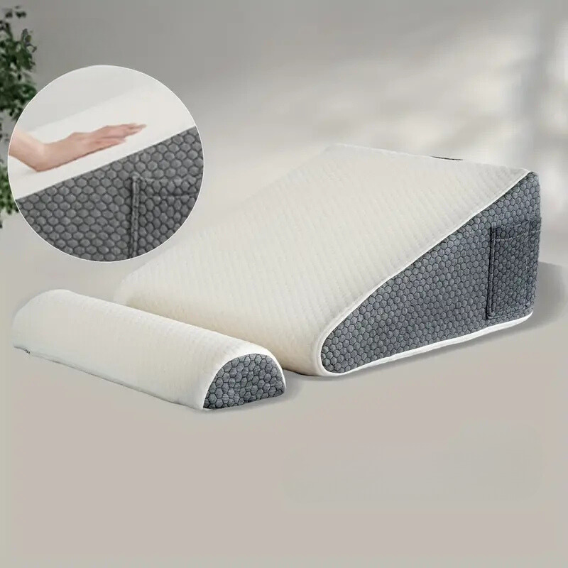 SleepAlign - Koelende Nekrol Geheugenschuim Wasbare Hoes