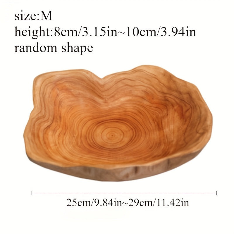 OctaWood-Fruitkom - Achthoekige Massief Houten Kom voor Thuis & Restaurant