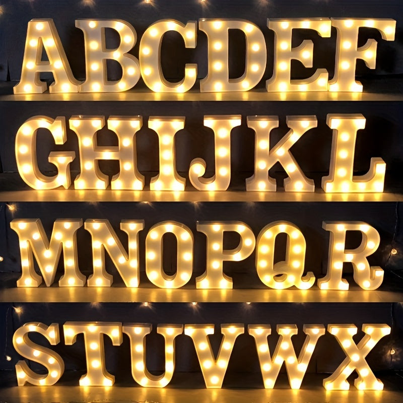 AlphaGlow - LED Decoratieve Letterlamp met Batterijvoeding
