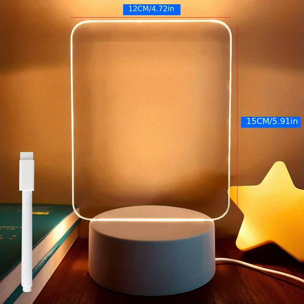 NoteGlow - LED Notitiebord Nachtlampje met USB Voeding