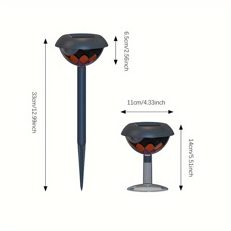 LumiLuxe - Solar-Powered LED Garden Lighting