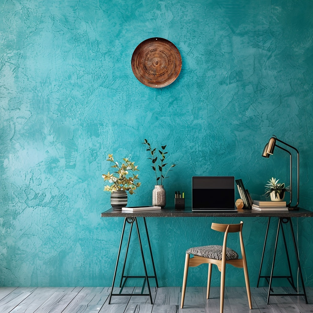 CoolamonArt - Ronde Aluminium Wandkunst voor Kantoordecoratie