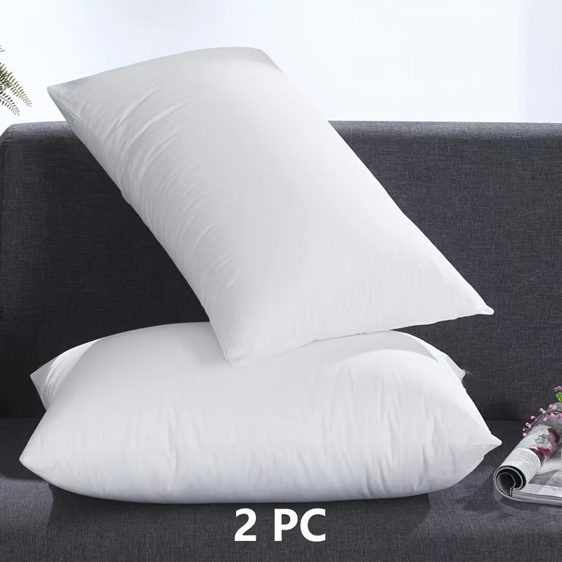 2 Almohadas - Almohada Suave y Transpirable con Funda 100% Algodón, Adecuada para Dormitorio y Hotel