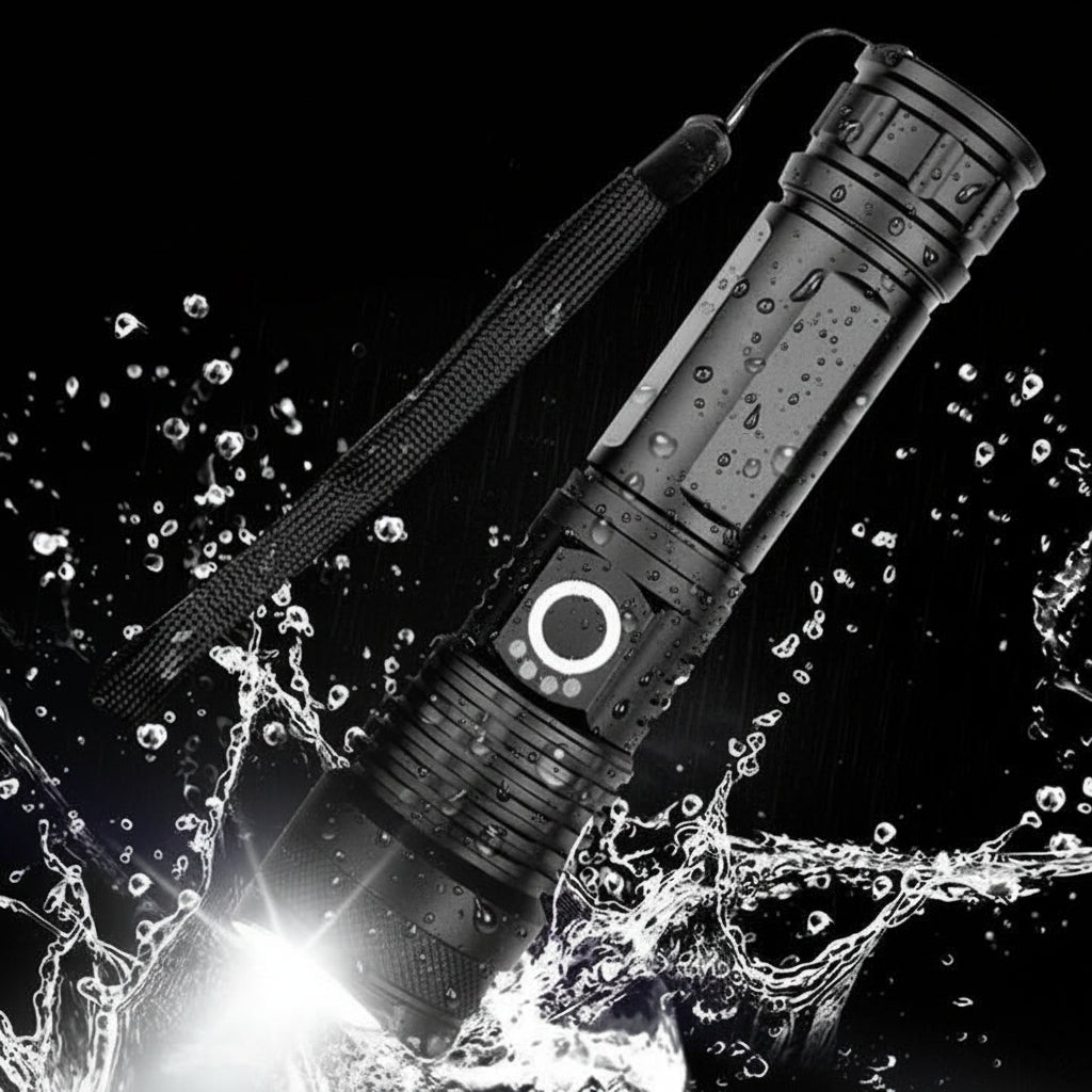 90,000 Lumens Super Bright Rechargeable LED Flashlight Waterproof 3