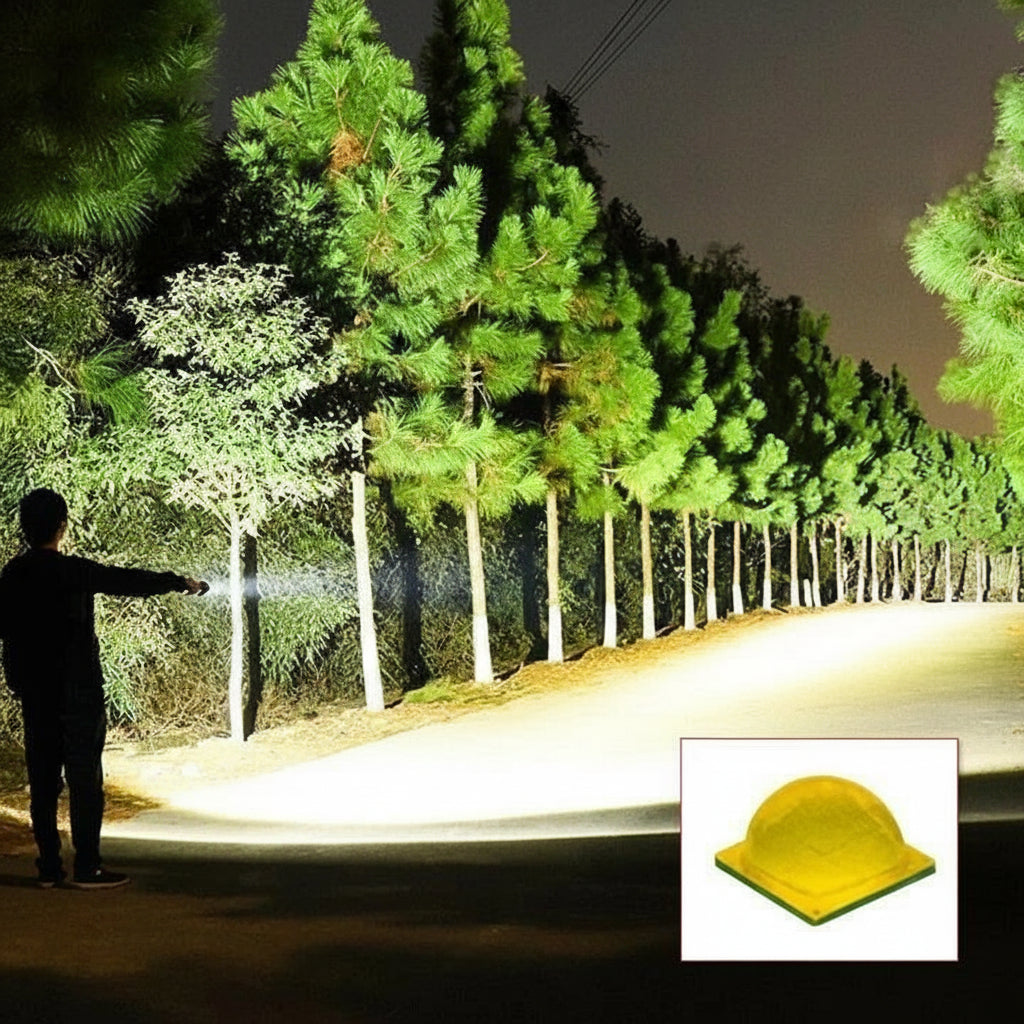 90,000 Lumens Super Bright Rechargeable LED Flashlight Waterproof 5