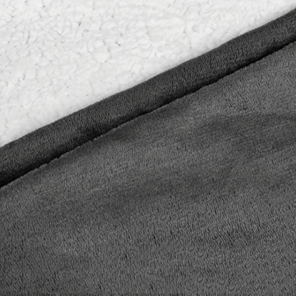 Oversized Hoodie Blanket - Wearable Soft Sherpa Fleece Sweater