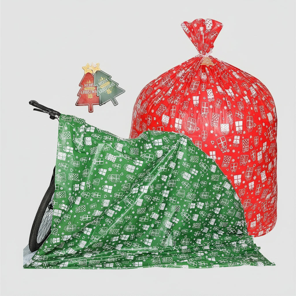 Cadeauzak Kerst Trekkoord Herbruikbare Folie Zakjes Set 40 Stuks