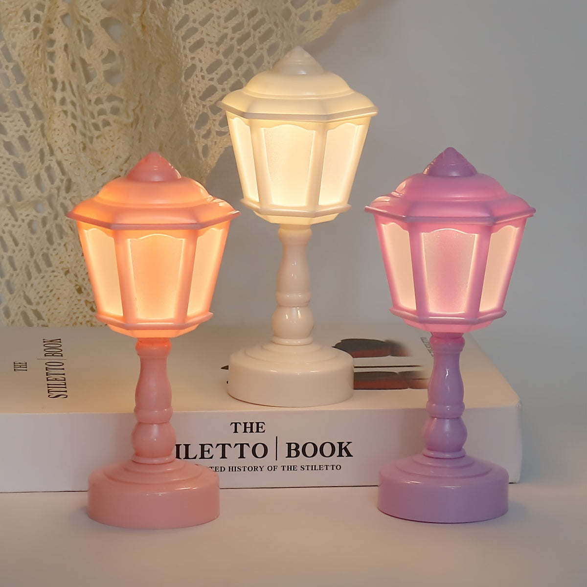 UmbrellaGlow - Charmante Mini Tafellamp in Vintage Stijl