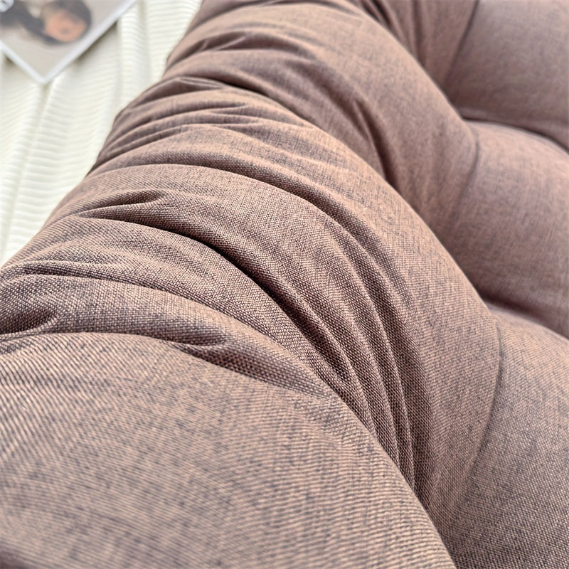 Ademend Lino Triangolare Cuscino a Wedge - Cuscino per Schiena Confortevole per Letto e Divano