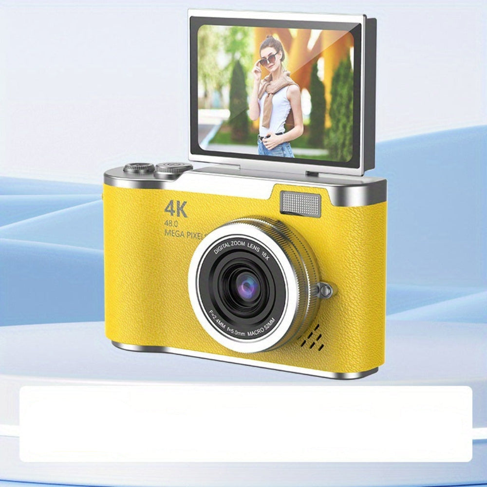 4K Digital Vlogging Camera Flip Screen Perfect Gift Adults - Image 10