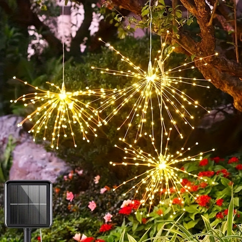 SolarGlow - Solar Energy LED Garden Lighting with 90 Warm White LEDs