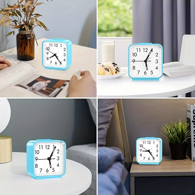 GlowTick - Stille Rechthoekige Wekker met Nachtlampje