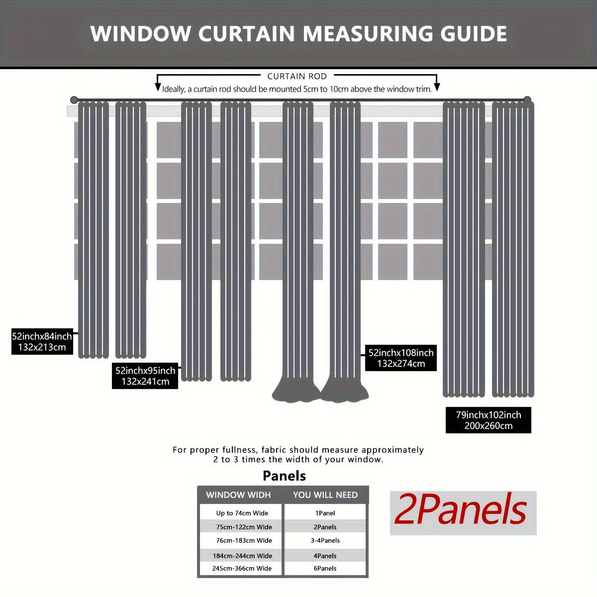 2 Stuks Elf Fairy Geborduurde Gordijnen - Lichtdoorlatende Gordijnpanelen met Geïntegreerde Stof en Ringen