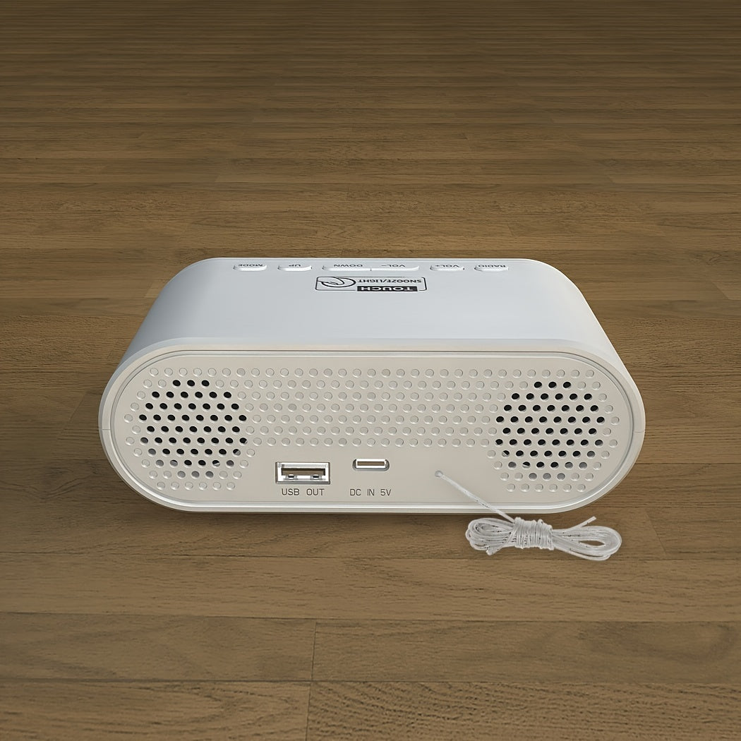 TimeGlow - LED Digitale Wekker met FM Radio en Snooze Functie