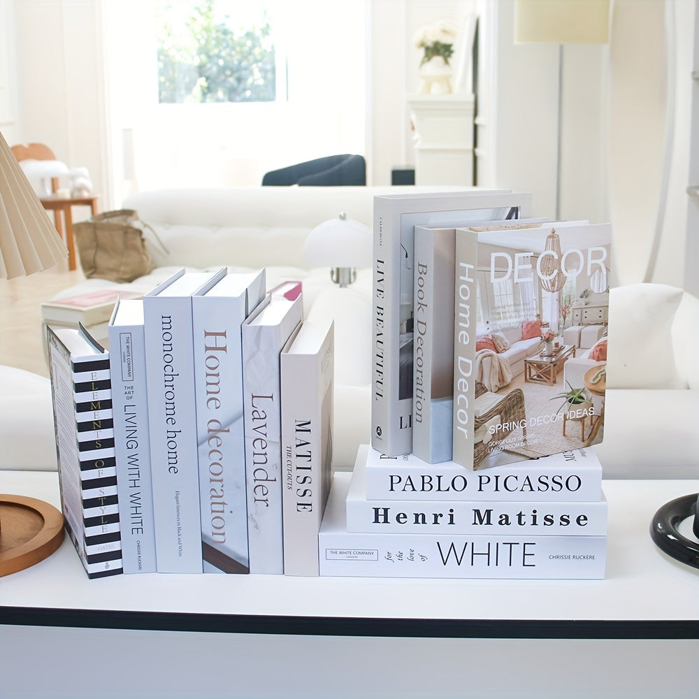 CityScape - Set di 12 Libri Finti Pieghevoli - Decorazioni Realistiche di Paesaggi Urbani per Casa e Ufficio