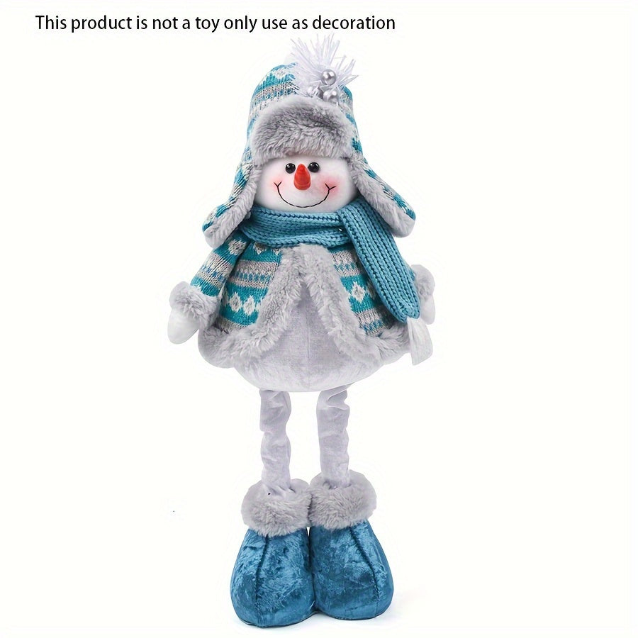 FestiveStijl - Grote Kerstdecoratieset (Kerstman, Rendier, Sneeuwpop & Kabouter)