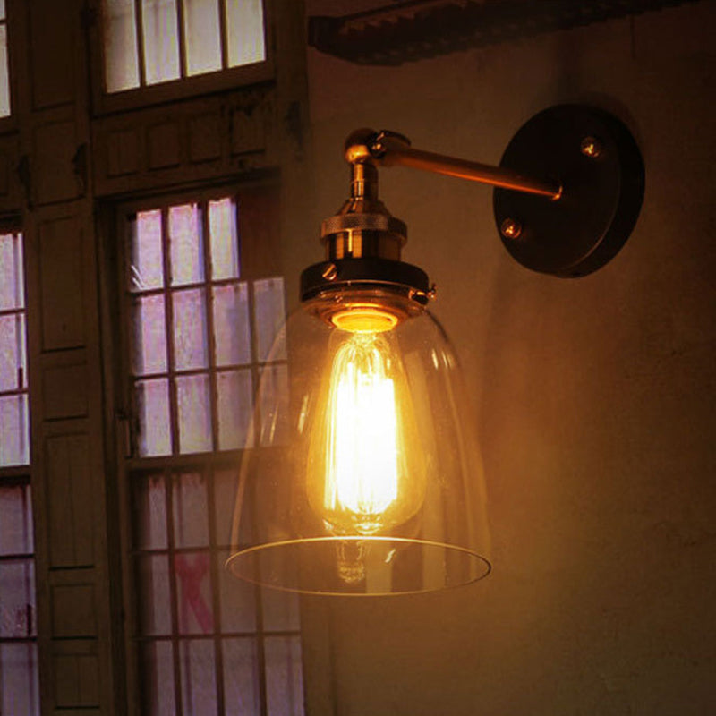 NoirLuxe - Modern LED Wall Lamp Black/Gold