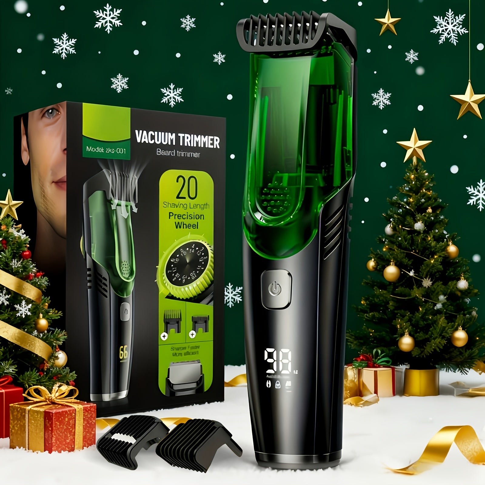 Baardtrimmer Draadloos Precisie USB Oplaadbaar