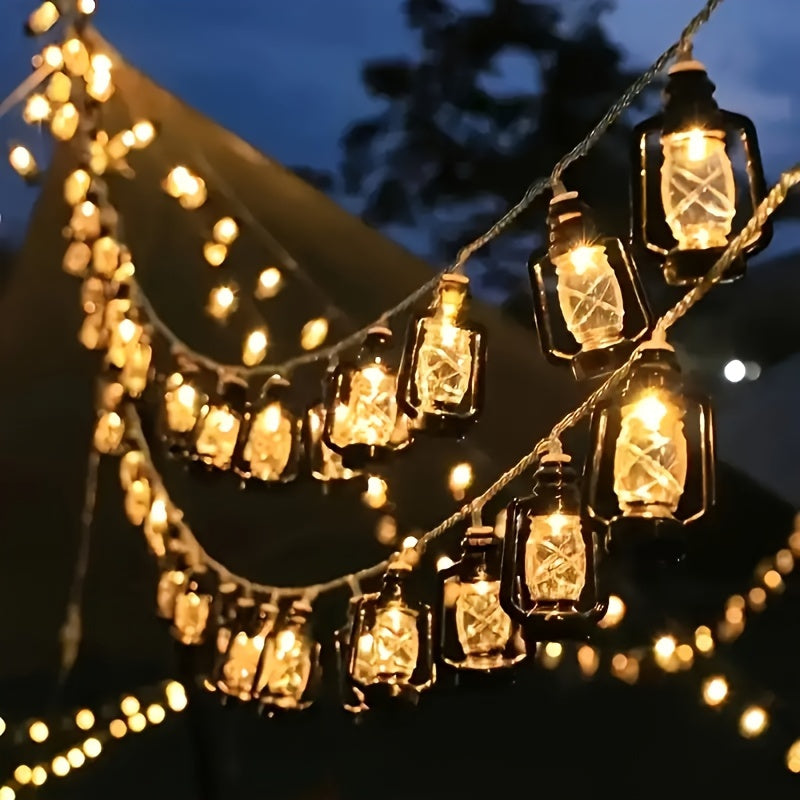 HolidayGlow - Vintage LED String Lights for Party Decoration